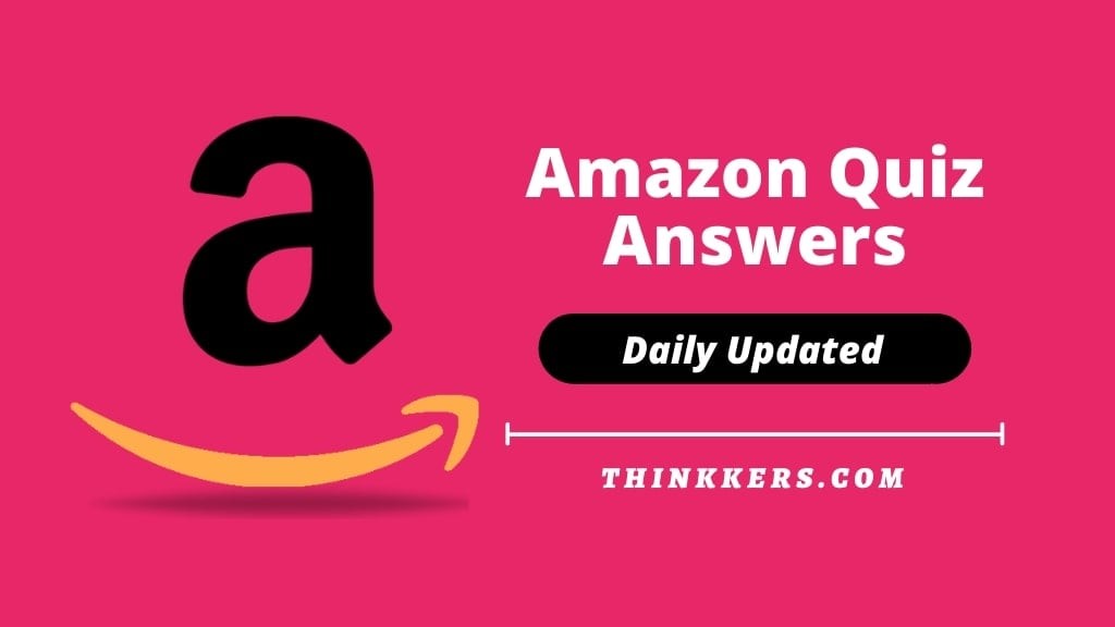 Amazon Quiz Answers Today 14 April 2020 [Win Amazon Alexa Eco Show]