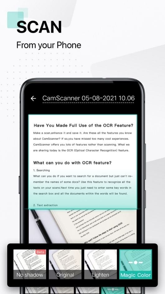 CamScanner scan docs