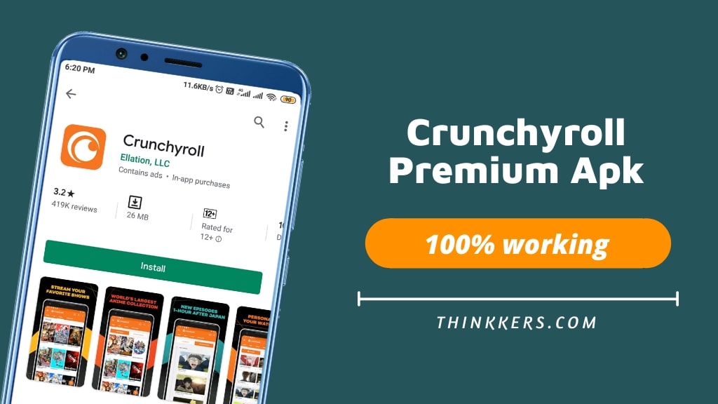 Crunchyroll Premium Apk V3 4 1 March 21 Unlocked No Ads