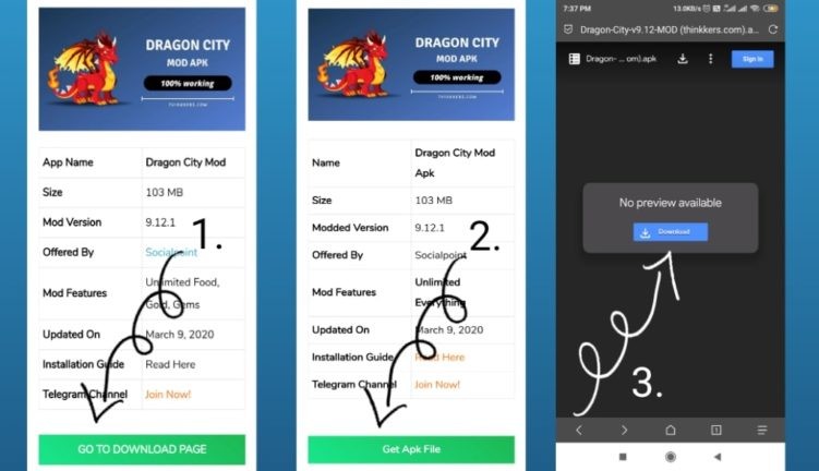 download dragon city offline mod apk