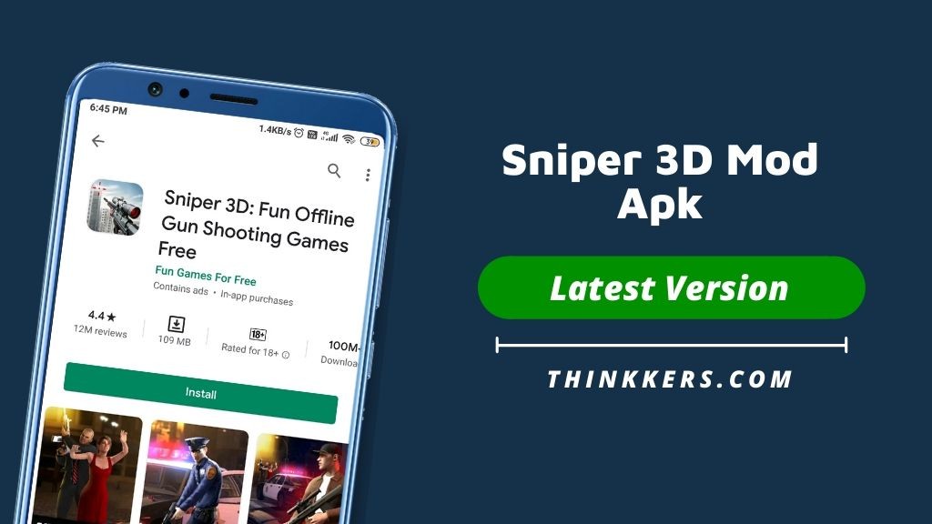 Sniper 3d Mod Apk V3 25 1 January 2021 Unlimited Coins