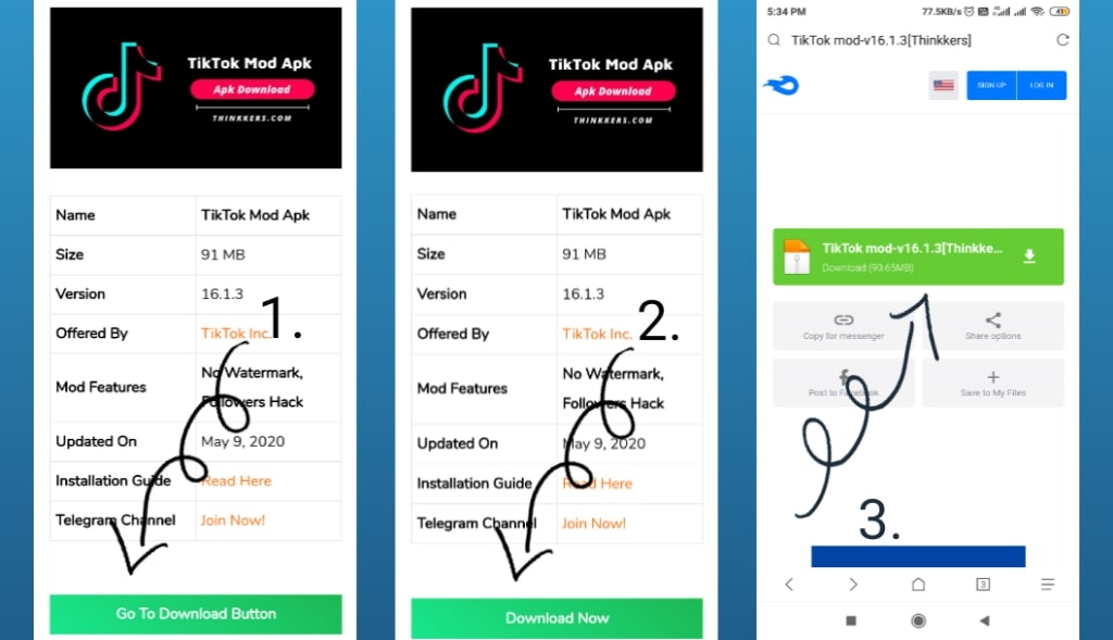 tiktok download apk