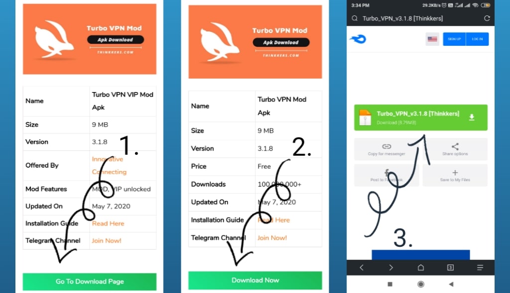 turbo vpn apk mod descargar