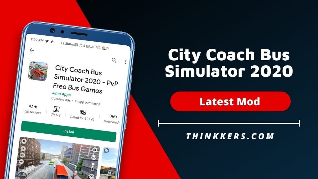 City Coach Bus Simulator 2020 Mod Apk V1 6 0 Unlimited Money