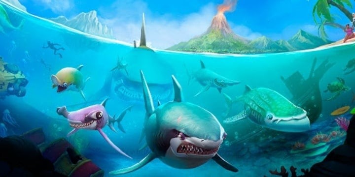 Hungry Shark World MOD Apk v4.6.0 (Unlimited Money)