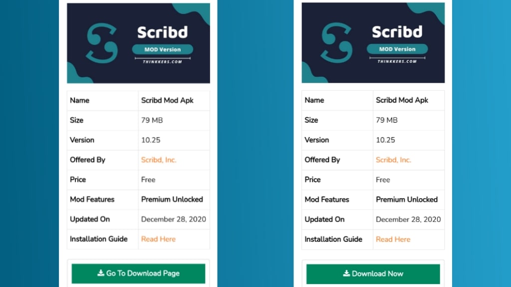 Scribd Pro MOD Apk