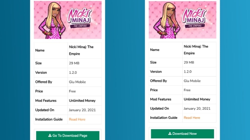 Download Nicki Minaj The Empire Mod Apk