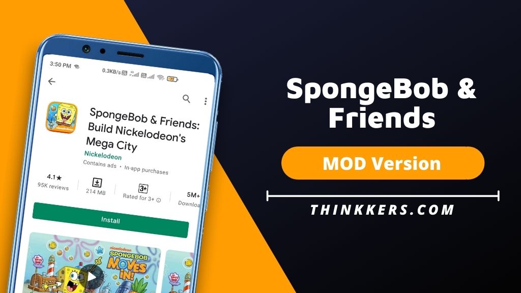 Spongebob Moves In Mod Apk V1 0 Download 2021 Unlimited Money