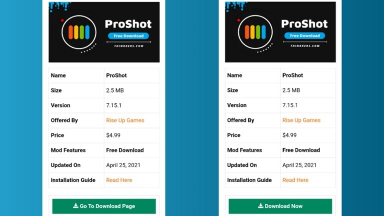 Программа для андроид proshot