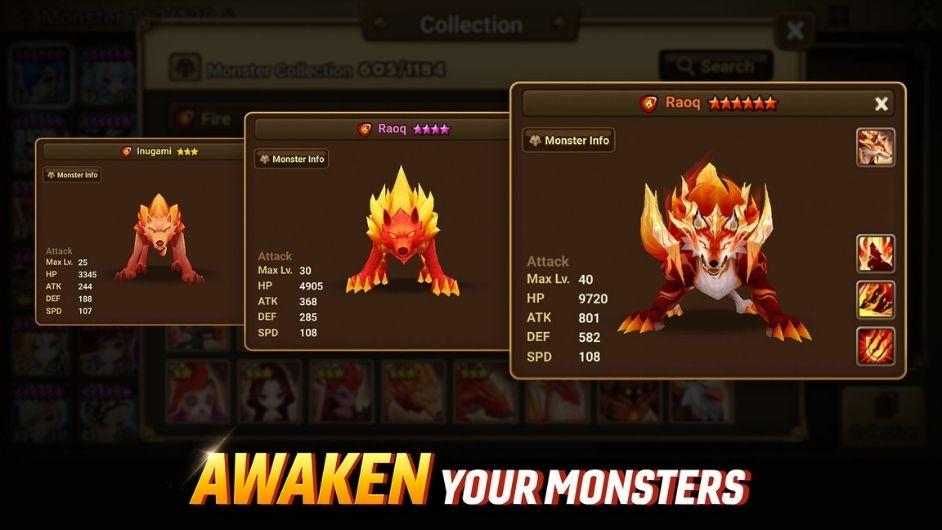 Summoners War upgrades