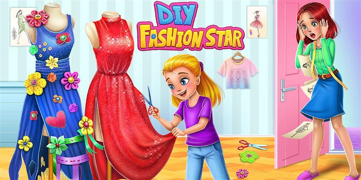 DIY Fashion Star Doll Game MOD Apk Cover