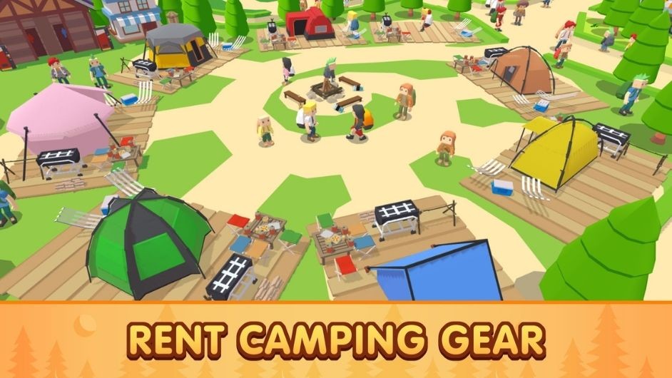 Camping Tycoon MOD Unlimited Money