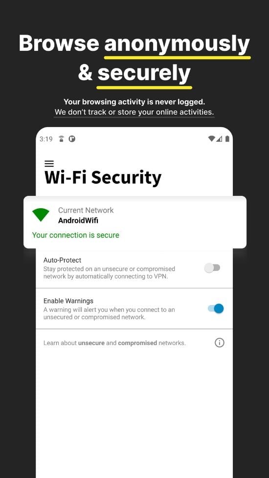 Norton Secure VPN for Android